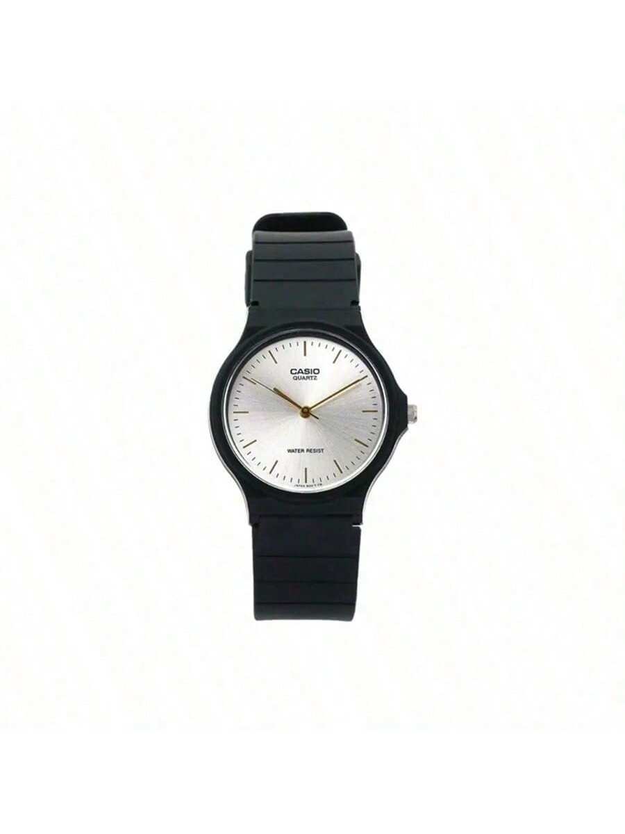 

Casio - Silicone Strap, White Dial, Unisex Quartz Watch MQ-24-7E2 чорний