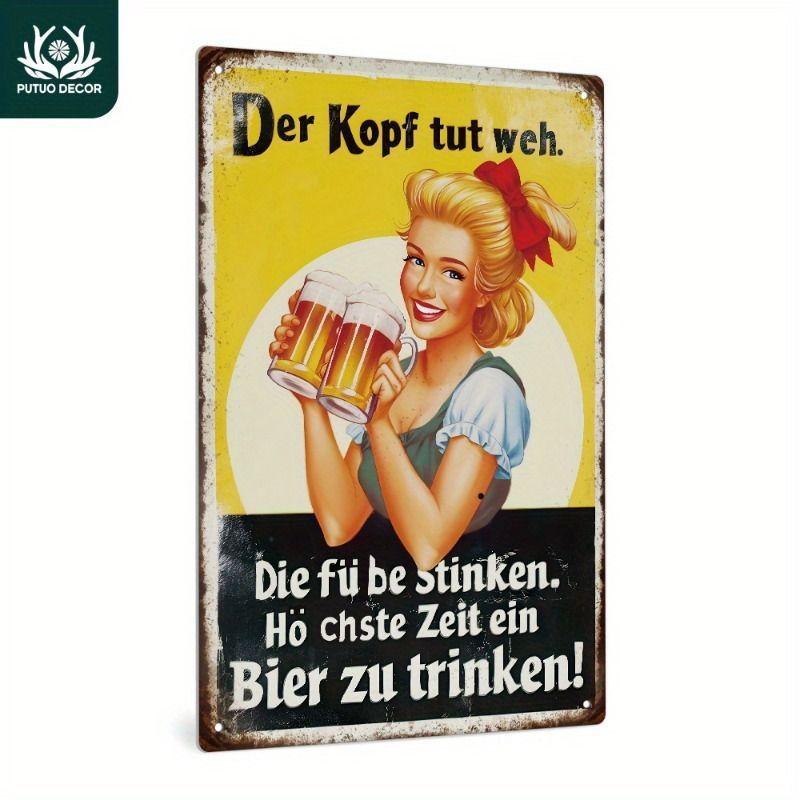 Poster Birra Placca Metallica da Parete