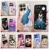 Para Motorola Moto G17 Funda Batería Moto G15 Nueva Chica Pavo Real Pintada Funda de Silicona Suave Para Motorola G15 Power MotoG17 Carcasa