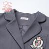 Fuluomi Girls' Academy Style JK Uniform Blazer & Pleated Skirt Set