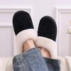 Fashion Kidmi Women's Slippers Comfortable Chenille Textured Woven Side-seam Semi-covered Cotton Slippers Washable Women Winter Slippers