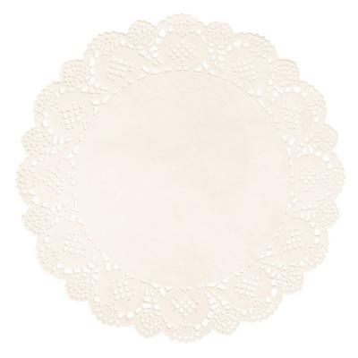 Round Doily Paper, 21.5cm 15pcs, Cream