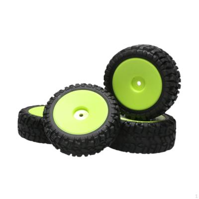 4 Pieces 1/14 1/16 RC Car Tires Upgrade Parts Assembly High Performance Spare Replace for