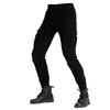 Mens Motorcycle Riding Pants With Knee Protection Silicon Pads Tactical Multi-Pocket Outdoor Protective Gear