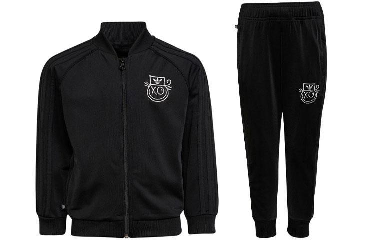 Adidas Originals Casual Sportswear Black Kids  HK9776 104