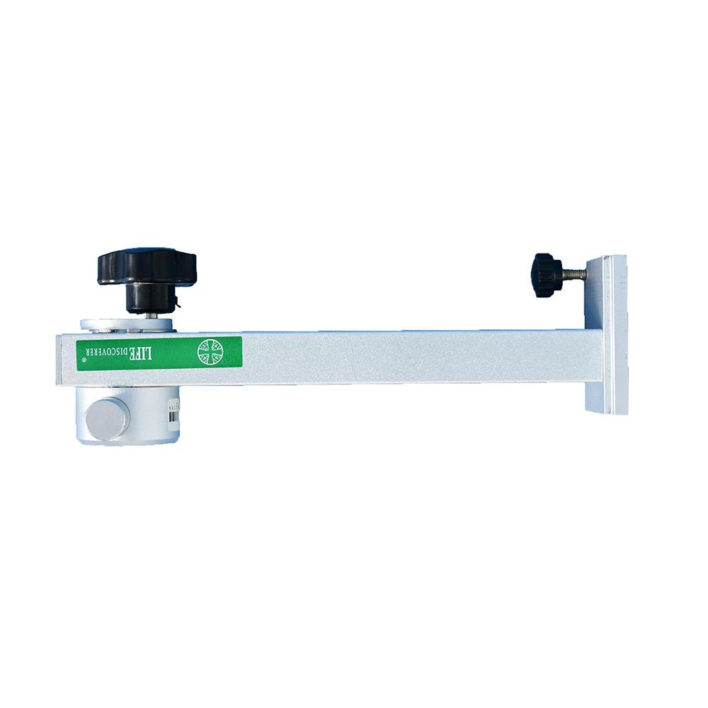 Aluminum Alloy Straight Arm Wall Mount, Device Monitor Stand with Storage Basket, Wall Mount for Monitor