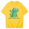 Funny Lizard Meme T Shirt 2026 Fashion Women Aesthetic Tee Unisex Funny New Streetwear Kawaii Printed Y2k Summer Tees Tops