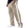 Herbst Neue Herren Jacquard-Hosen mit Struktur Einreiher und Gestreifte Lockere Große Größen Freizeit Hosen Vielseitige Jogginghosen