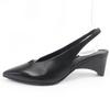 Hermes Pumps Antim 55 Slingbacks aus Leder mit spitzer Zehenpartie schwarzes Leder Damen 36 Gebraucht