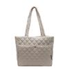 Large Diamond Lattice Cotton Padded Women's Tote – Autumn/Winter Casual Fashion Handbag