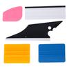 5Pcs Rubber Squeegee Scraper Car Vinyl Film Decals Tallation Auxiliary Tools Wrapping Window Tints Vehicle Windshield Tools