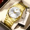 BINBOND Luminous Waterproof Durable Stainless Steel Strap Preicse Quartz Watches For Men Luxuy Auto Date Men's Watch Reloj