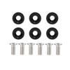 Elerose Aluminum Fender Bumper Washer, 6 Pcs M8 Universal Gasket Washers Spacer Car Motorcycle