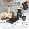SOTECH Pour-Over Coffee Maker Set with Coffee Kettle, Scale, Ceramic Server, Ceramic Dripper, Coffee Grinder, Filter Paper, Ceramic Cups, and
