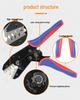 YEFYM U-Shaped Copper Terminal Ratchet Crimping Pliers