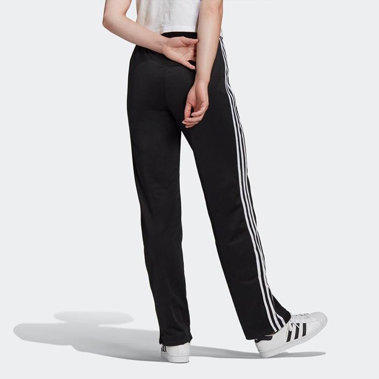 Adidas Originals Trefoil Stripe Logo Joggers Women Bottoms Black GN2819