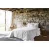 Decorative Pillowcase "Soline" 80 X 80 Cm "Washed Linen" the Butterfly Effect - Soline Chalk - - Soline Chalk - Pillowcase 80 X 80 Cm