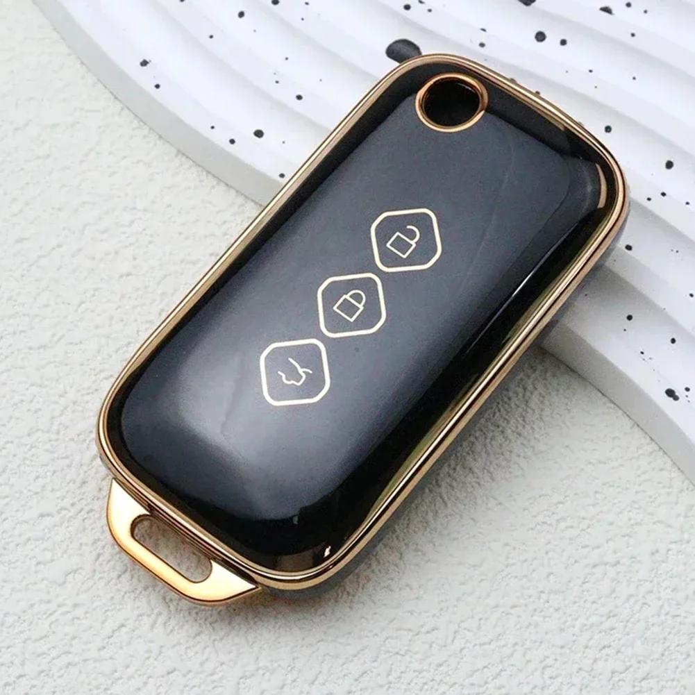 3 Tasten TPU Flip Auto Fernbedienung Schlüsselhülle Abdeckung Fob Schalenhalter Für Wuling Star 2024 Innenraum Auto Zubehör