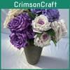 Silk Artificial Rose Flowers Bouquet Wedding Decor Home Photography Prop Floral