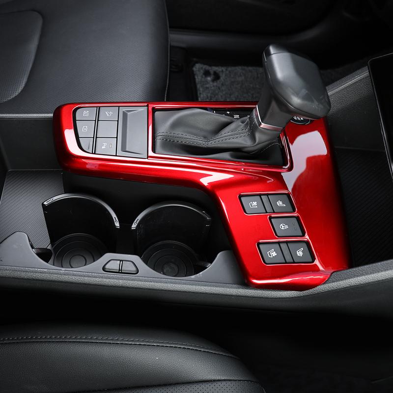 LHD/RHD For Kia Sportage NQ5 2026 Car Red Automatic Center Gear Shift Knob Console Panel Frame Cover Trim Accessories