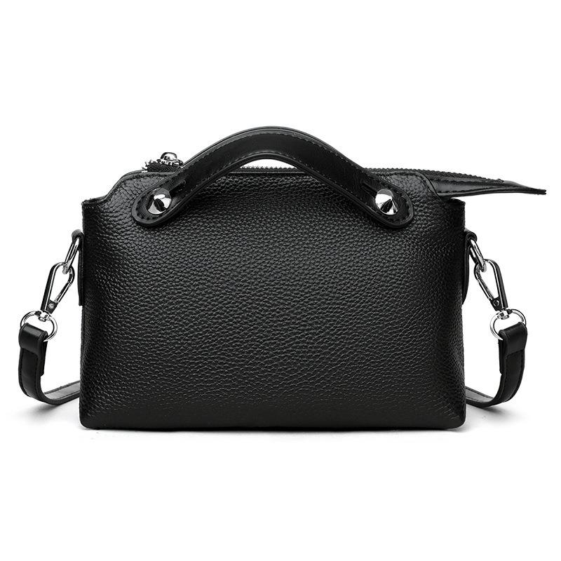 Light Luxury Top-layer Cowhide Fashion Shoulder Bag Women's New Texture Shoulder Bag Temperament Versatile Crossbody Tote Bag