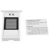 Digitale Hygrometer Binnenthermometer Waterdichte tester temperatuurregelaar(Wit)