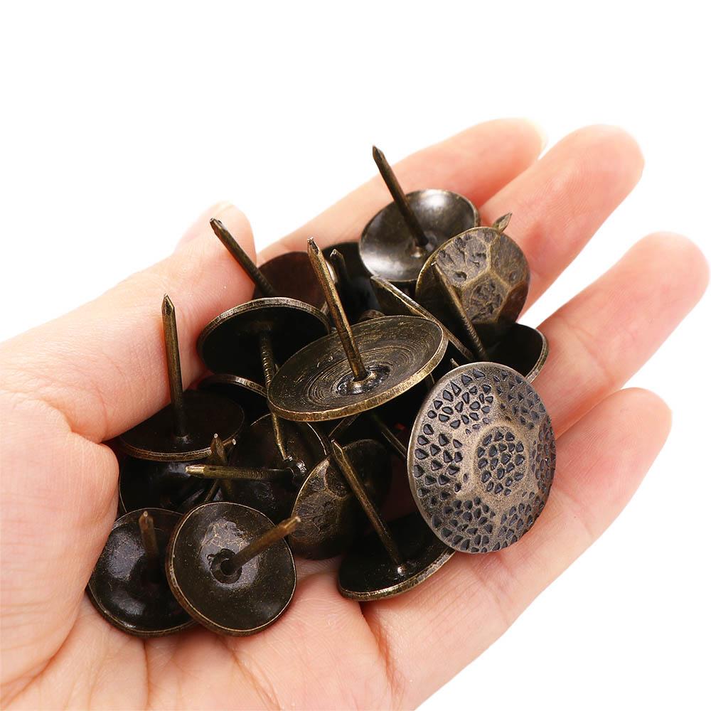 Turtle Back 20pcs Fasteners Gift Box Stud Table Sofa Decorative Tacks Pushpins Upholstery Nail Furniture Hardware