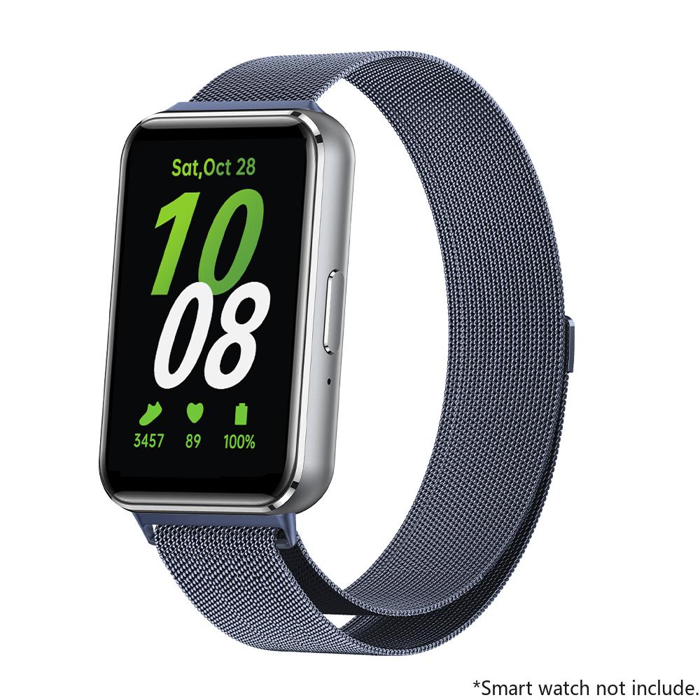 Pasek ze stali nierdzewnej do smartwatcha Samsung Galaxy Fit 3, bransoletka magnetyczna typu pętla mediolańska, opaska na nadgarstek Fit3, etui na nadgarstek