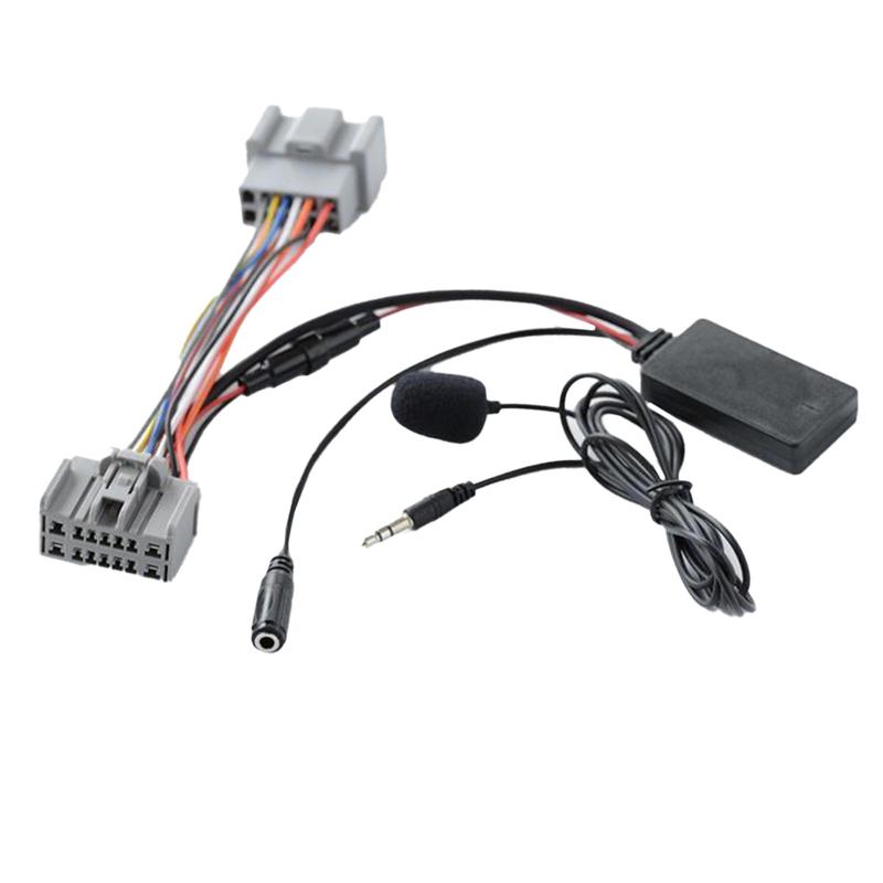 Audio Adapter and Microphone Cable Compatible with For Volvo For C30 For C70 S60 S80 V50 V70 C70 XC90 AUX Radios