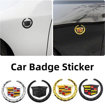 3D Metal Car Body Fender Stickers Window Rear Trunk Badge Decals for ATS BLS CT4 CT5 CTS EXT ESCALADE SRX XT4 SLR XTS
