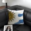 Uruguay Flag Hot Cushion Cover Natural Linen Organic Fabric Double-Sided Printing Sofa Home Decor Gift Pillow Case