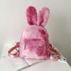 Kid's Backpack Easter Mini Simple Plush Rabbit Bag Korean Children's Plush Bear Pendant Shoulder Bag Tide Child Girl Purse Bag