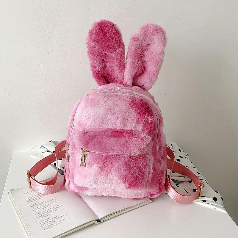 Kid's Backpack Easter Mini Simple Plush Rabbit Bag Korean Children's Plush Bear Pendant Shoulder Bag Tide Child Girl Purse Bag