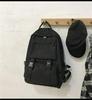 Korean-Style Harajuku Backpack for Girls and College Students - Large Capacity, Dark Design, All-Match