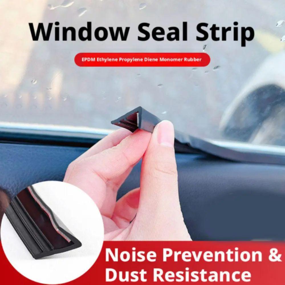 Rubber Material Car Rubber Sealing Strips V-Shape Design Waterproof Strip  Glass Gap Sealing