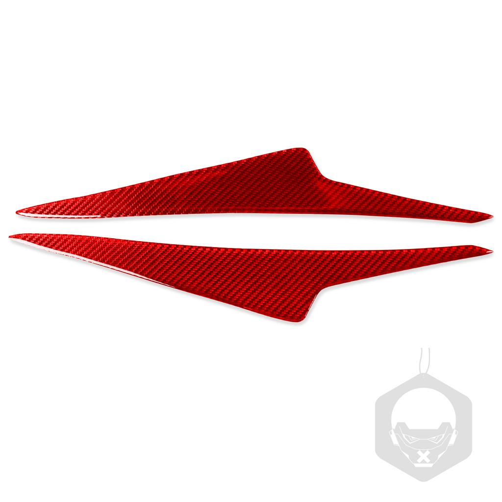 For Mazda3 Axela 2014-2016 Car Accessories Carbon Fiber Front Headlight Eyelid Eyebrow Cover Style Trim Sticker Modification