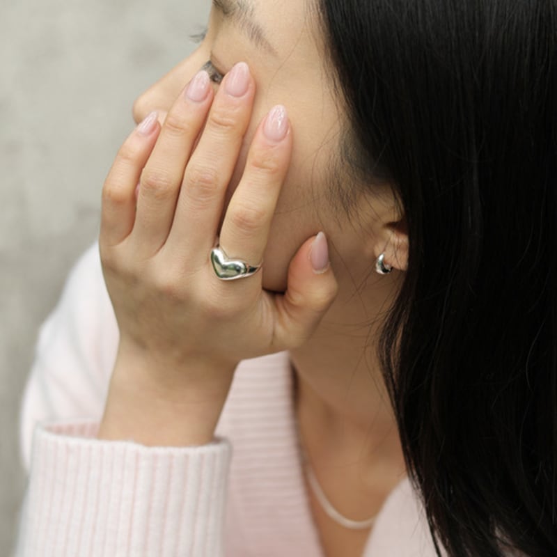 SULTANA Modern heart ring