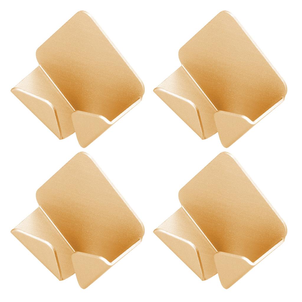 4 Stück Stanzfreie Stromkabel-Aufbewahrungshalterung Selbstklebender Steckdosensteckerhalter Organizer-Regal für Zuhause