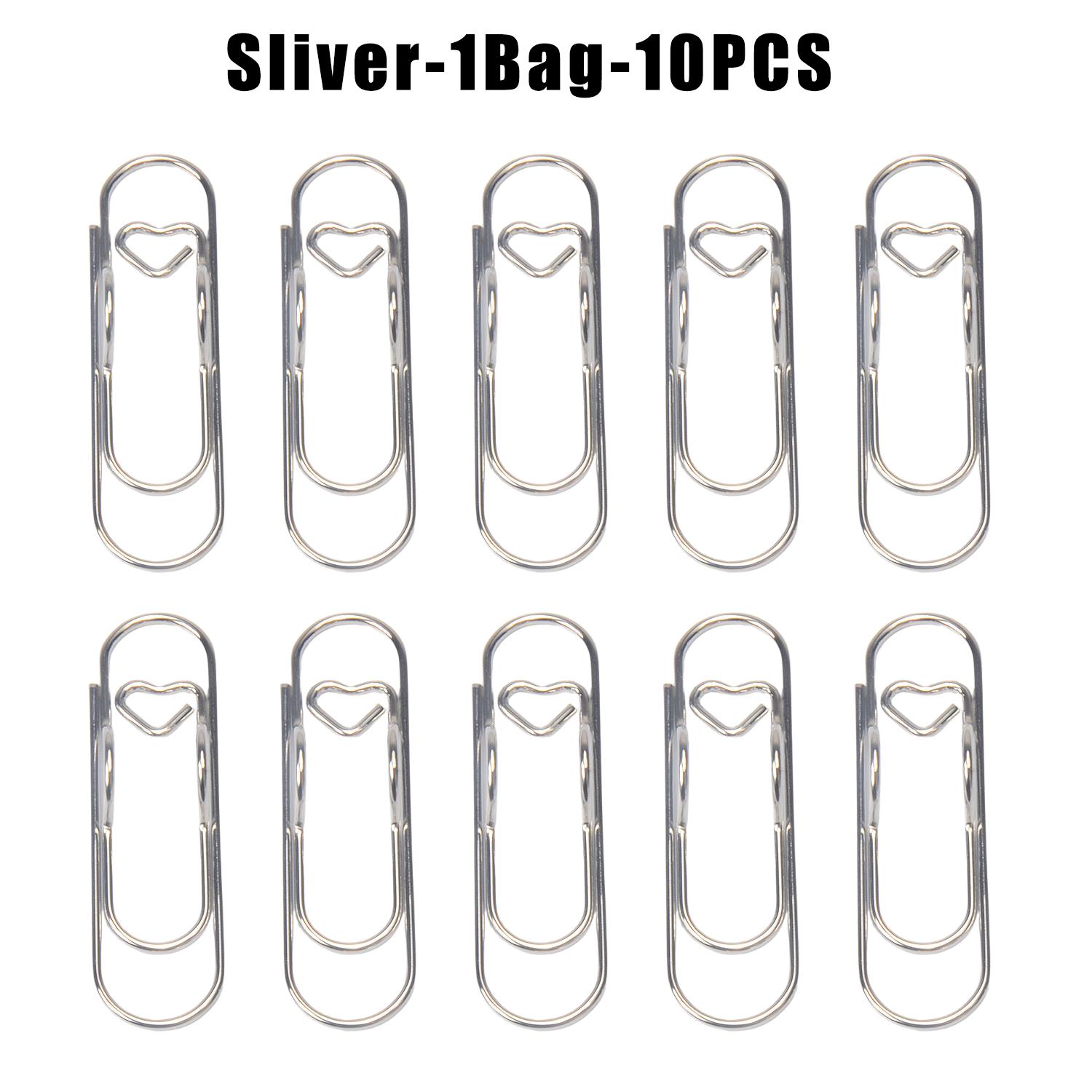 Multifunctional Metal Heart Shaped Clip Bookmark Pen Holder Stationery Notebook Accessory Fixing Base Clip Bookmark Hanger