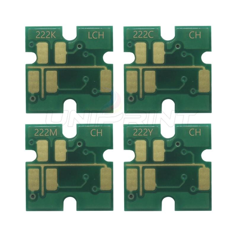 222 222XL one time Ink Cartridge chip for Epson XP-5200 WF-2960 XP5200 WF2960 Printers single use chip