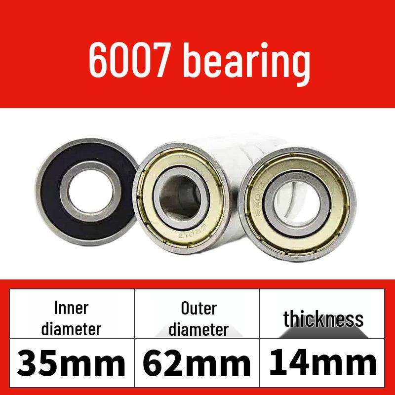 Luoyang Yüksek Kaliteli Dayanıklı Aşınmaya Dayanıklı Derin Kanallı Bilyalı Rulman 6200-6206 Serisi