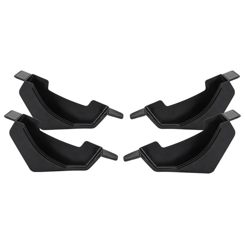 For Tesla Model 3 Model Y Car Door Side ABS Storage Box Interior Handle Tray Organizer Hidden Holder Box Decoration Accessories