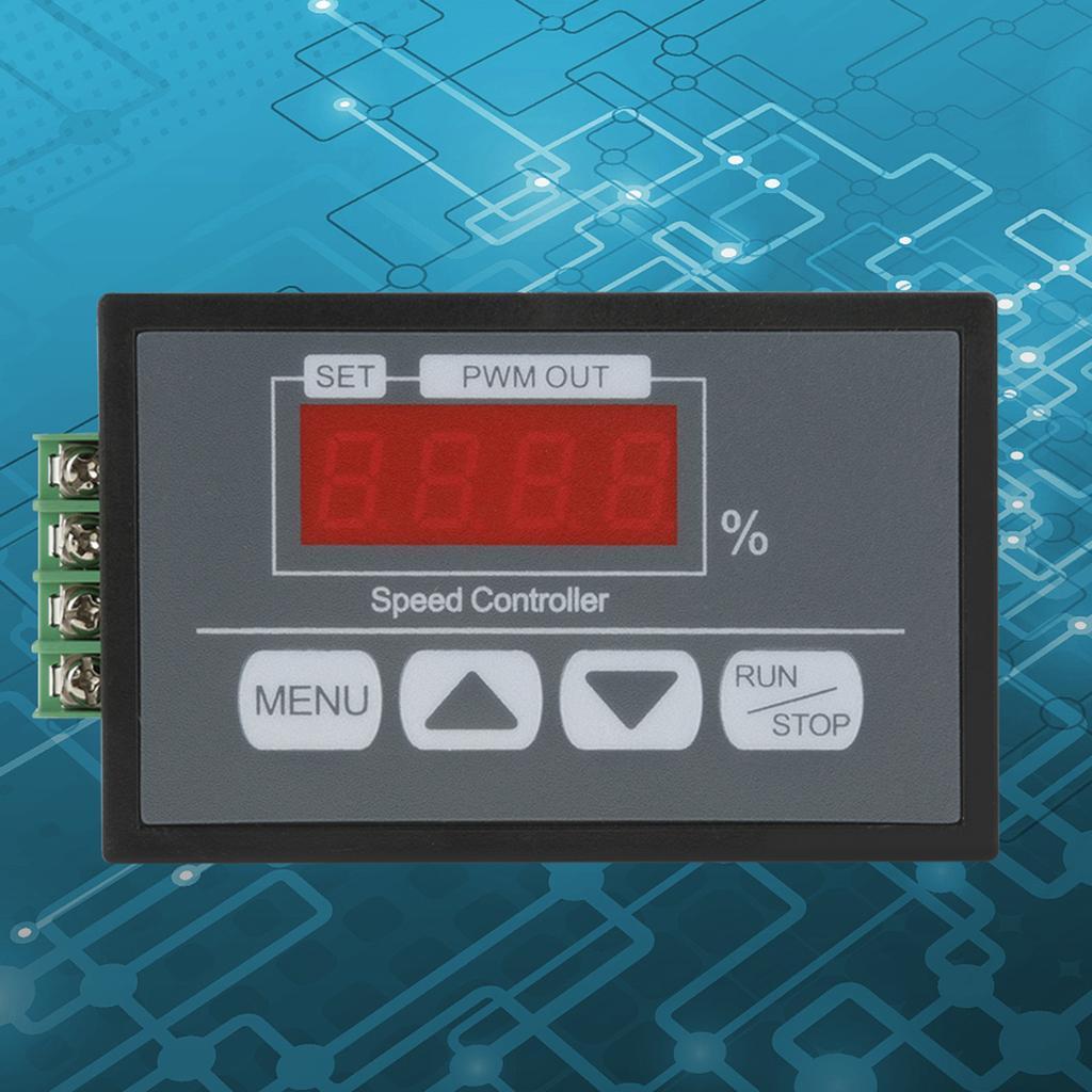 6 60V Digital Display Percentage Tachometer DC Motor Slow Start and Stop Speed Controller