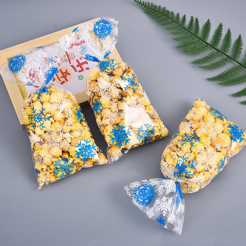 

Christmas Snowflake Candy & Snack Bags (50 Pcs, 13x27.5cm)