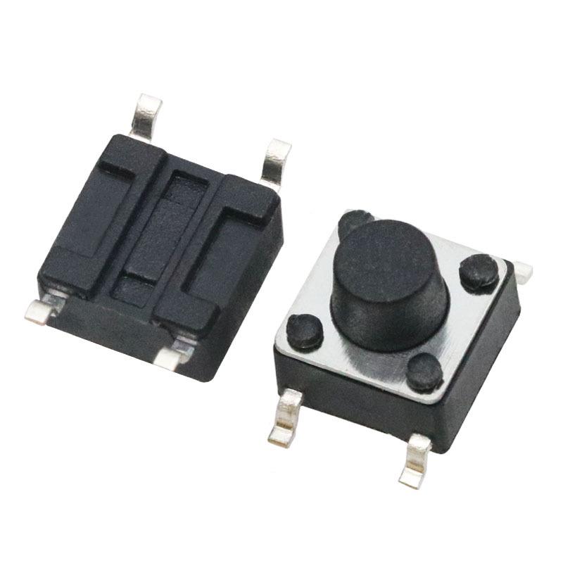 Waterproof Micro Tactile Switch, 4-Pin, 6x6mm, SMD/Through-Hole, Side Press, Self-Locking