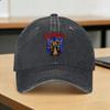 Washed Baseball Cap Funny Ugly Cat Face Ibuprofen Cat Meme Humor Spring Trucker Hat For Unisex Adult Yk Cool Rock Sun Snapback Cap