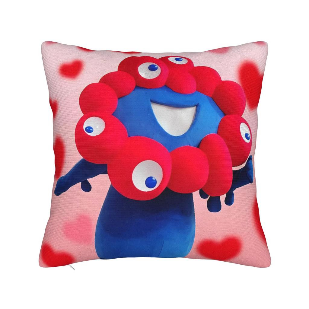 Kawaii Pillow Case M-MyakuED M-MyakuS Funny Pillow Cover Graphic Pillowcases For Couch Sofa Bedroom