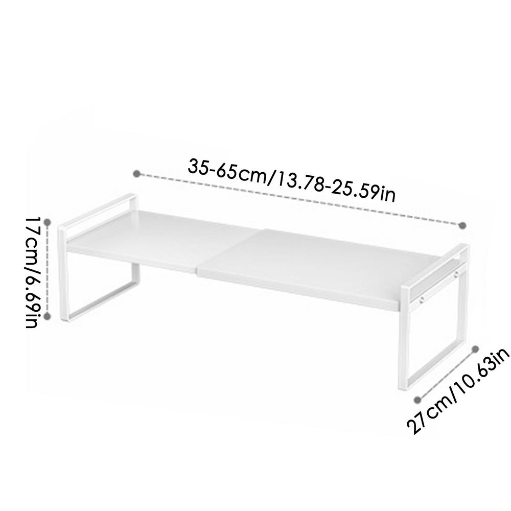 Countertop Shelves Expandable Countertop Microwave Rack Adjustable Sink Shelf Riser Kitchen Storage Stand Cabinet Organizer