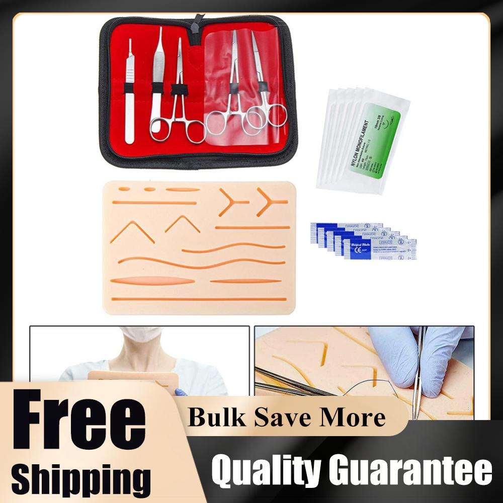 Skin Suture Practice Training Pad Reusable Suture Practice Fake Skin Module Medical Suture Teaching Gadgets Accessories