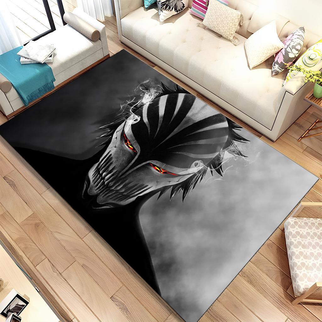 3D Anime Bleach Japan Cartoon Area Rug,Carpet Rug for Home Living Room Bedroom Sofa Doormat Decor,kids Non-slip Floor Mat Gift